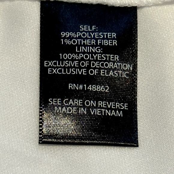 Torrid NWT White Gold Chiffon Lurex Tiered Maxi Dress Sleeveless Size 2 (XXL) - Picture 8 of 11